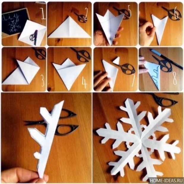 Поделка снежинка - 90 фото лучших идей по созданию новогодних снежинок своими руками