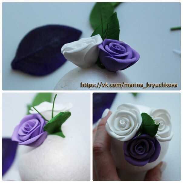 Роза из фоамирана "ольга" в японской технике | vortex flowers